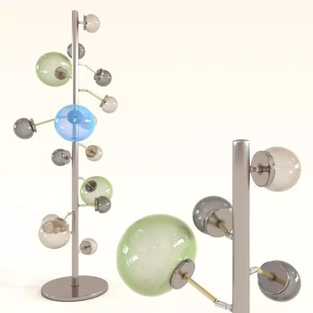 Floor Lamp Balloon Colore LED 3D model_0