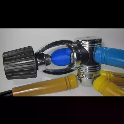 SCUBA - INT or YOKE Regulator Dust Cap 01 3D print model