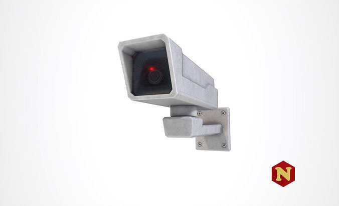 Security Camera Low-poly 3D model