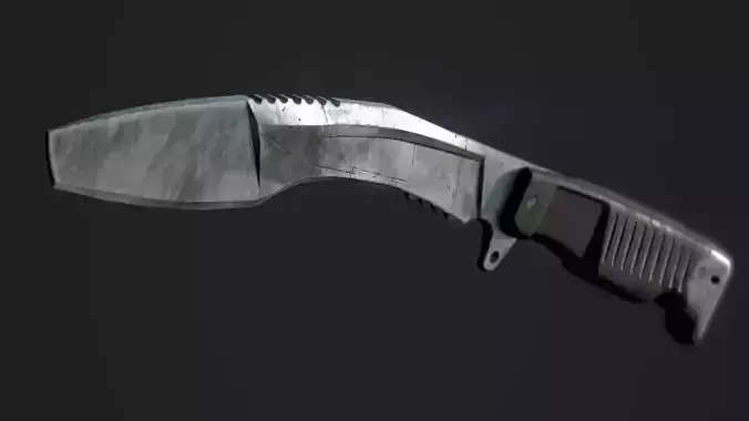 Blade knife Low-poly 3D model