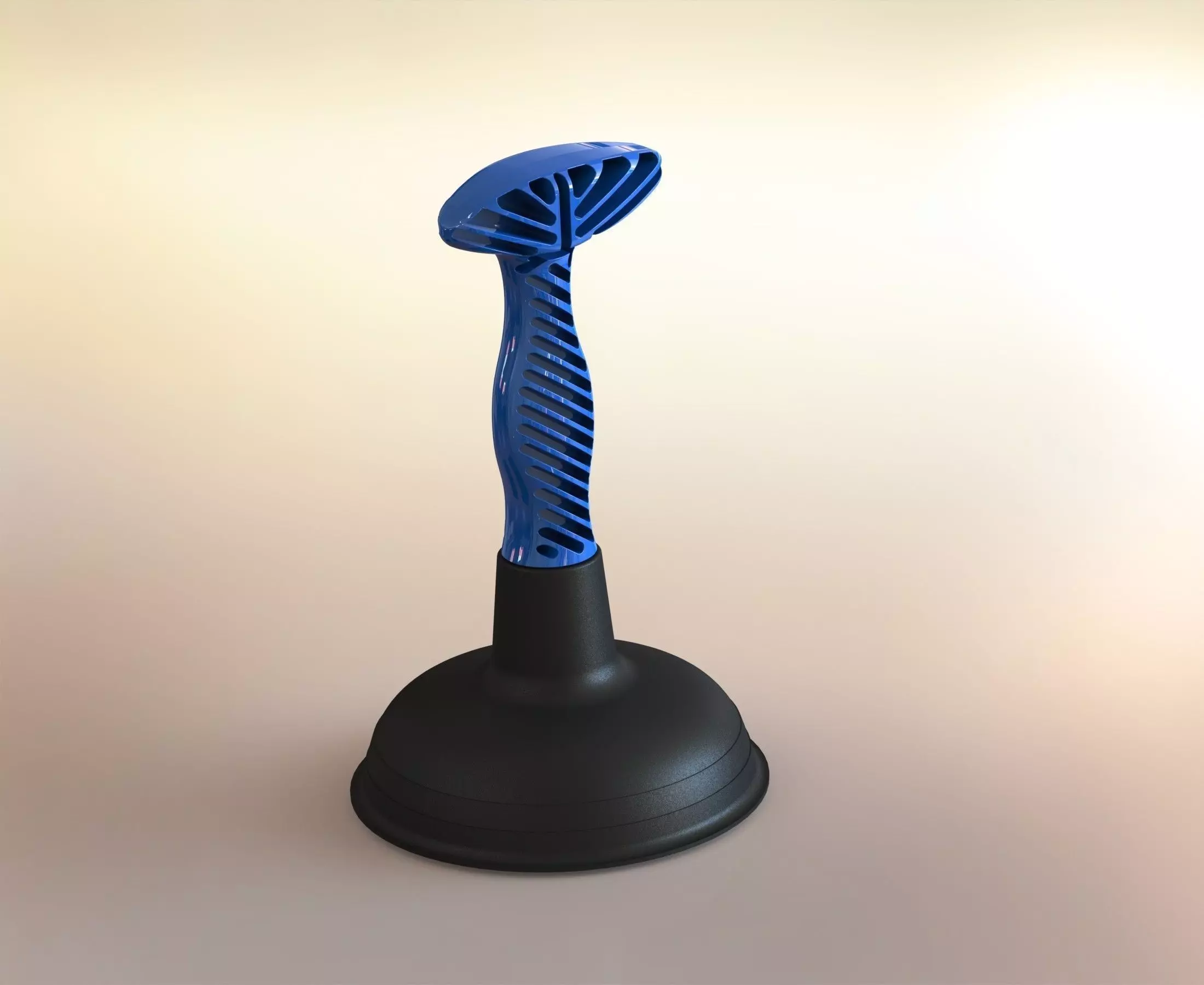 Drain plunger rubber 02 Free 3D model_0