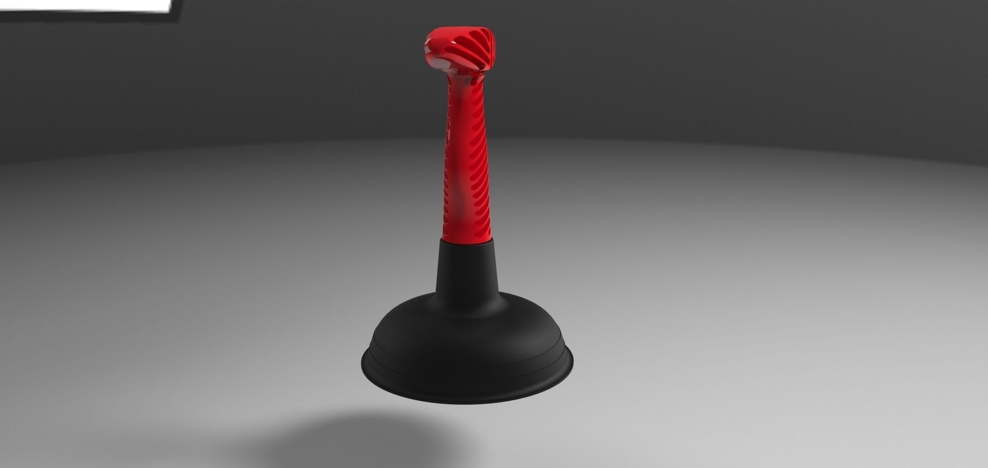 Drain plunger rubber 02 Free 3D model_1