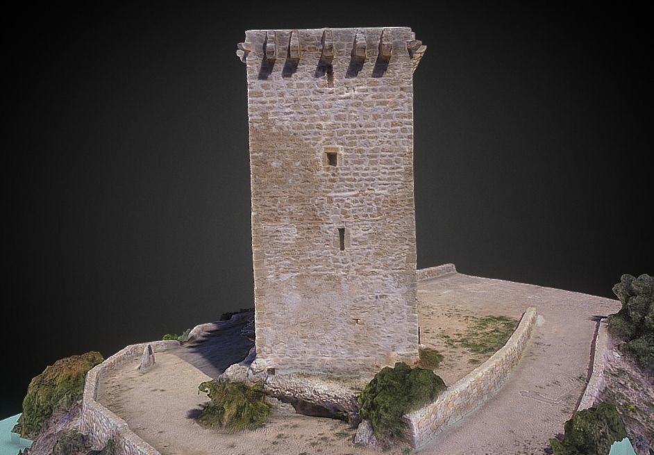 Defensive Tower - XIII Century 3D model_8