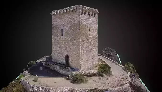 Defensive Tower - XIII Century 3D model