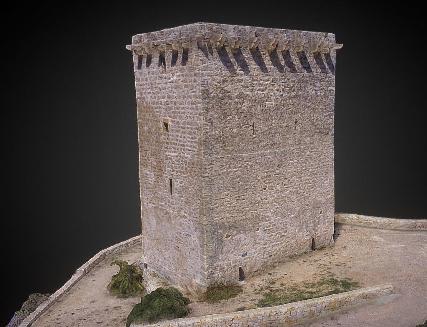 Defensive Tower - XIII Century 3D model_9