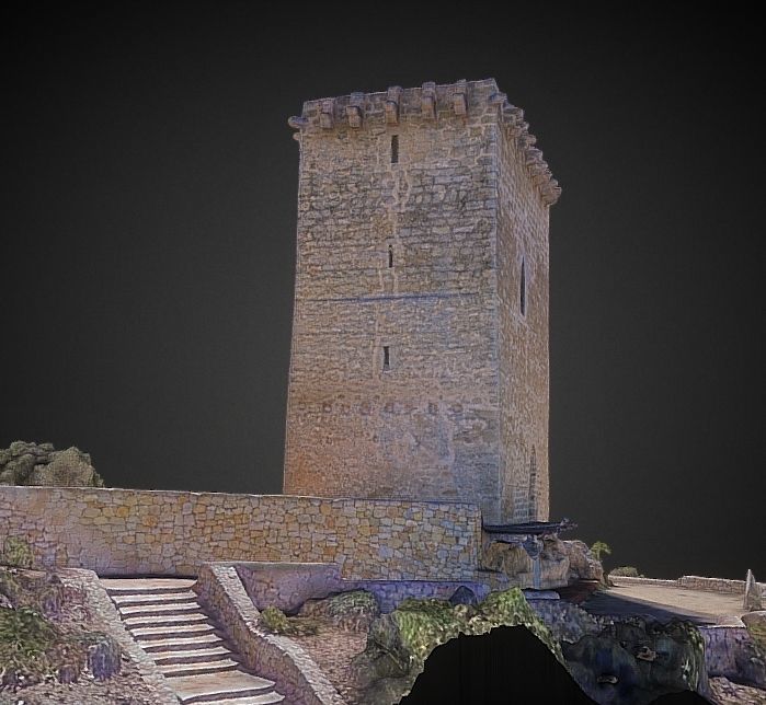 Defensive Tower - XIII Century 3D model_2