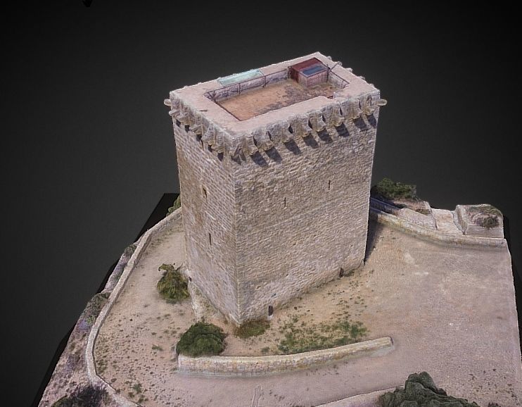 Defensive Tower - XIII Century 3D model_5