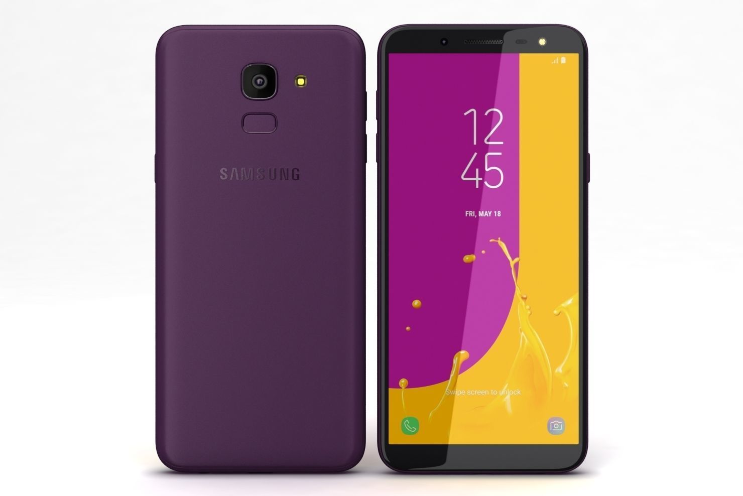 Samsung Galaxy J6 2018 All Color Low-poly 3D model_22