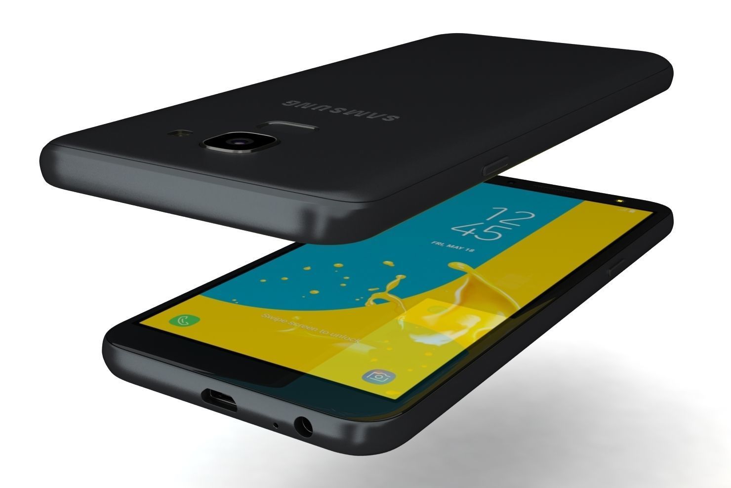 Samsung Galaxy J6 2018 All Color Low-poly 3D model_4