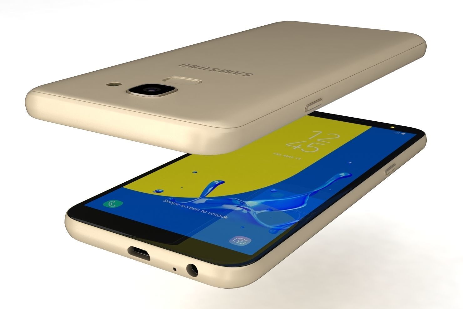 Samsung Galaxy J6 2018 All Color Low-poly 3D model_35