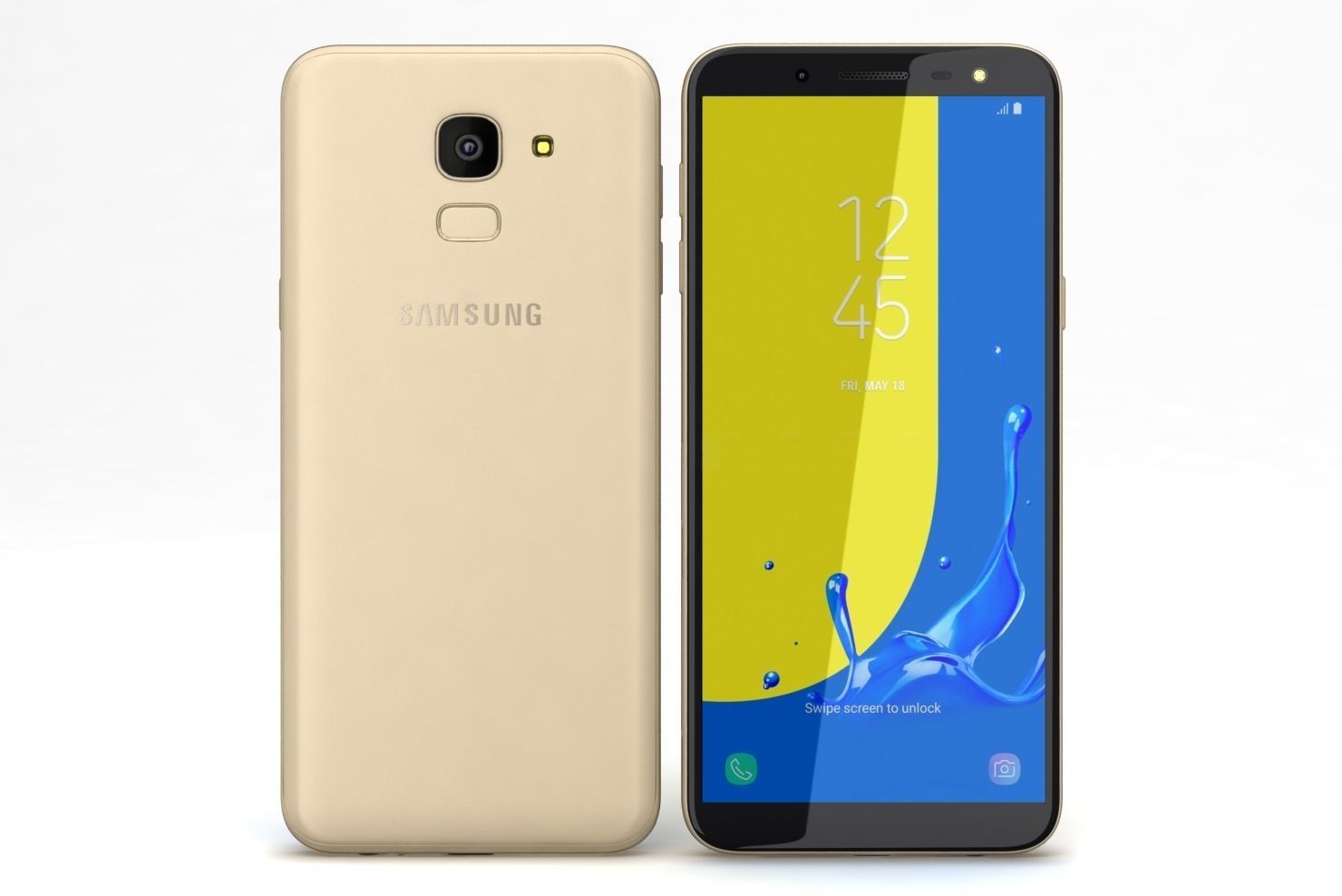 Samsung Galaxy J6 2018 All Color Low-poly 3D model_33