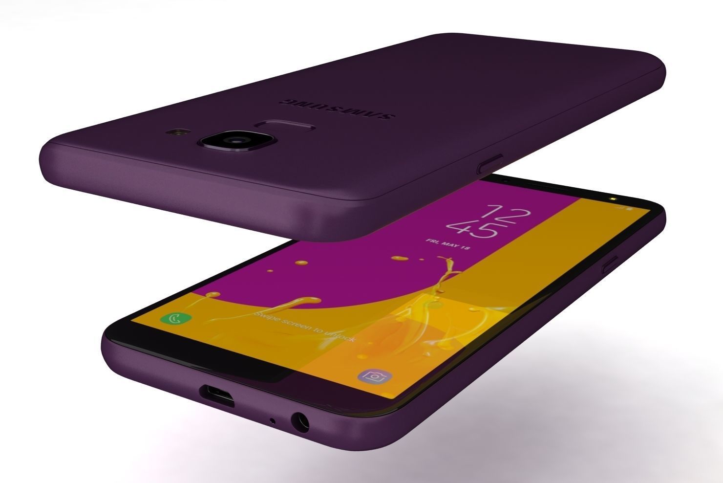 Samsung Galaxy J6 2018 All Color Low-poly 3D model_26