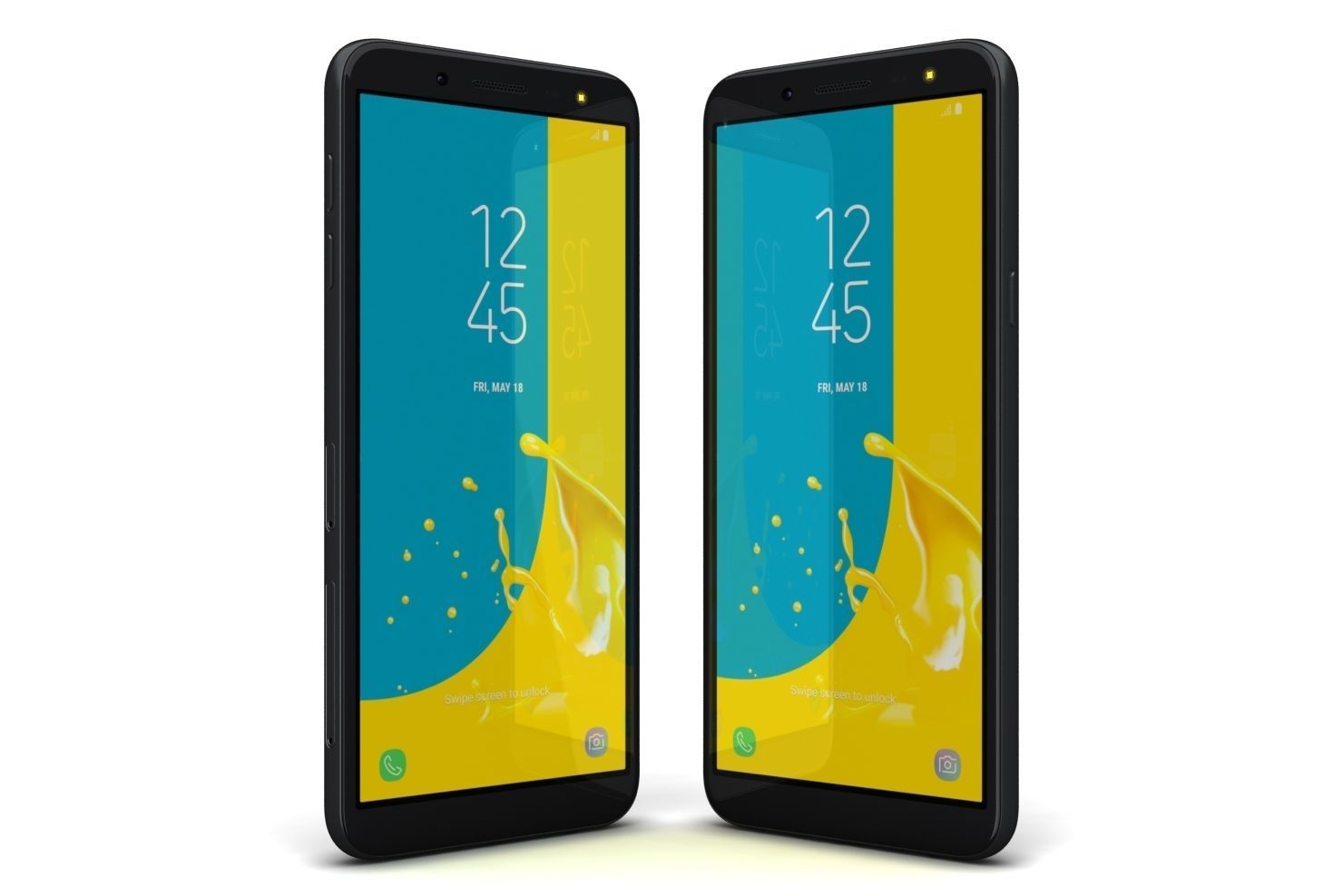 Samsung Galaxy J6 2018 All Color Low-poly 3D model_2