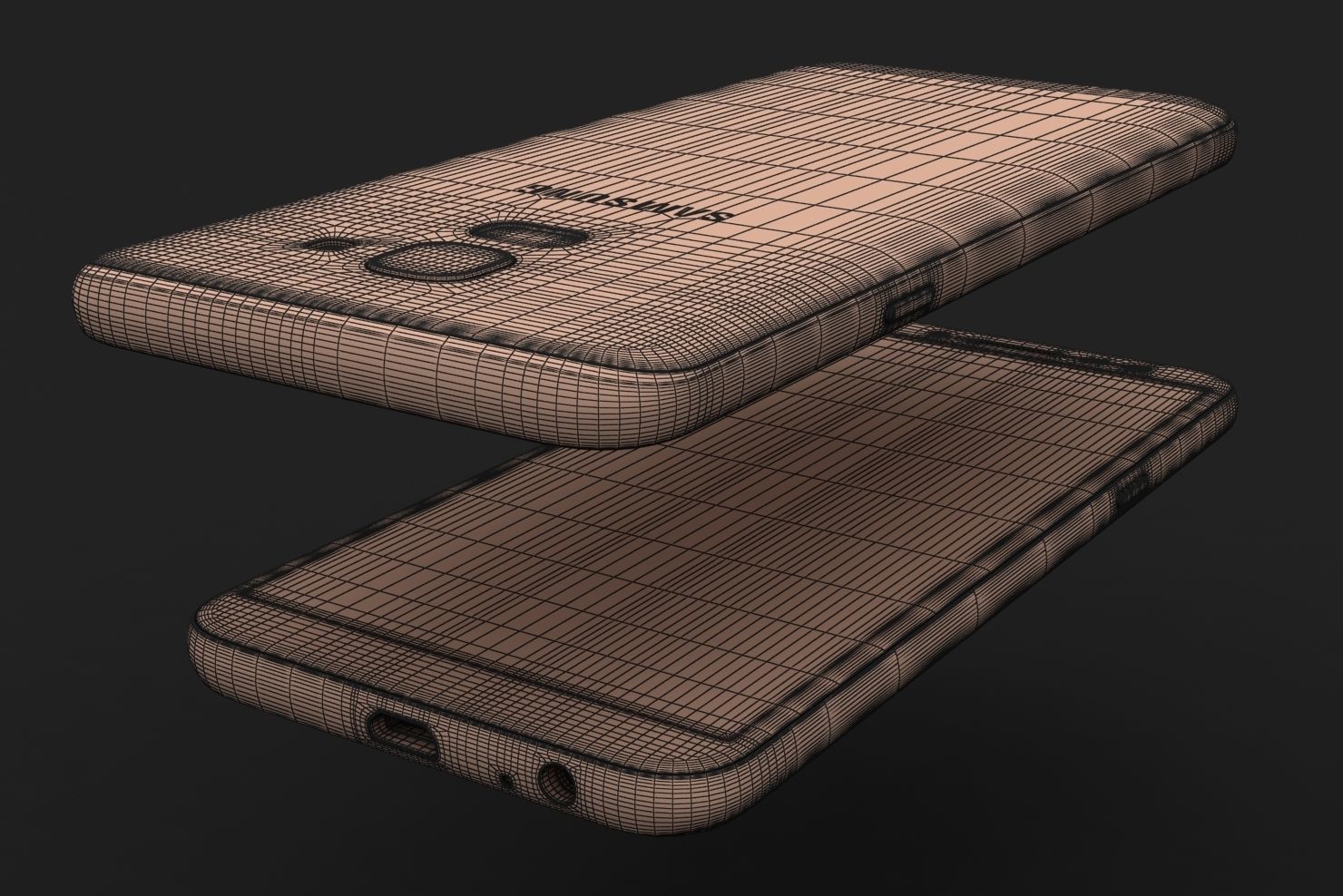 Samsung Galaxy J6 2018 All Color Low-poly 3D model_64