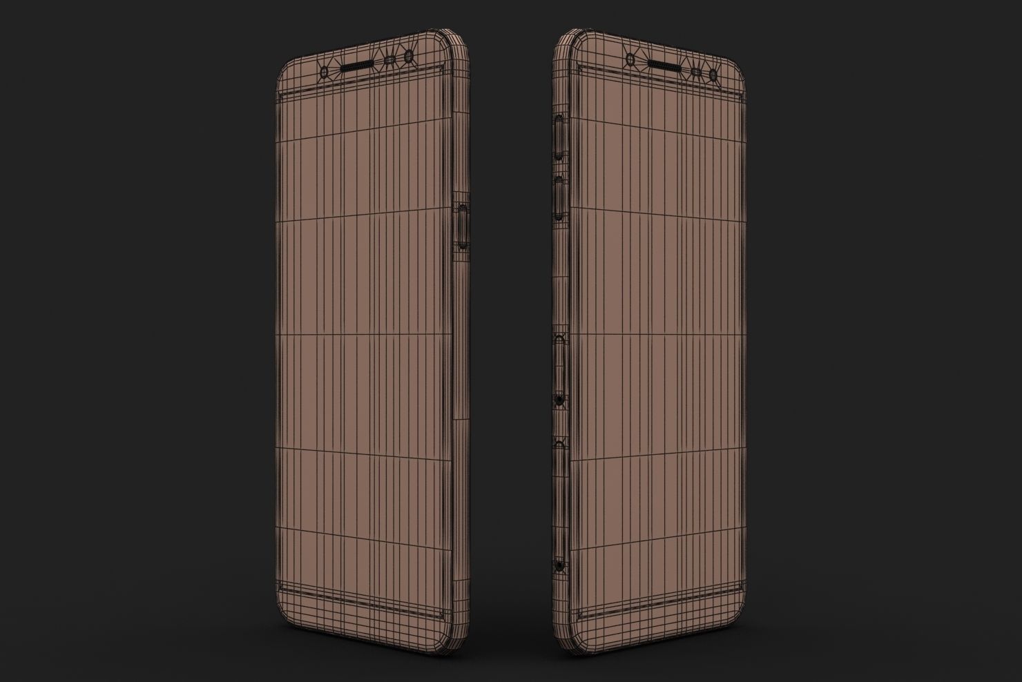 Samsung Galaxy J6 2018 All Color Low-poly 3D model_62