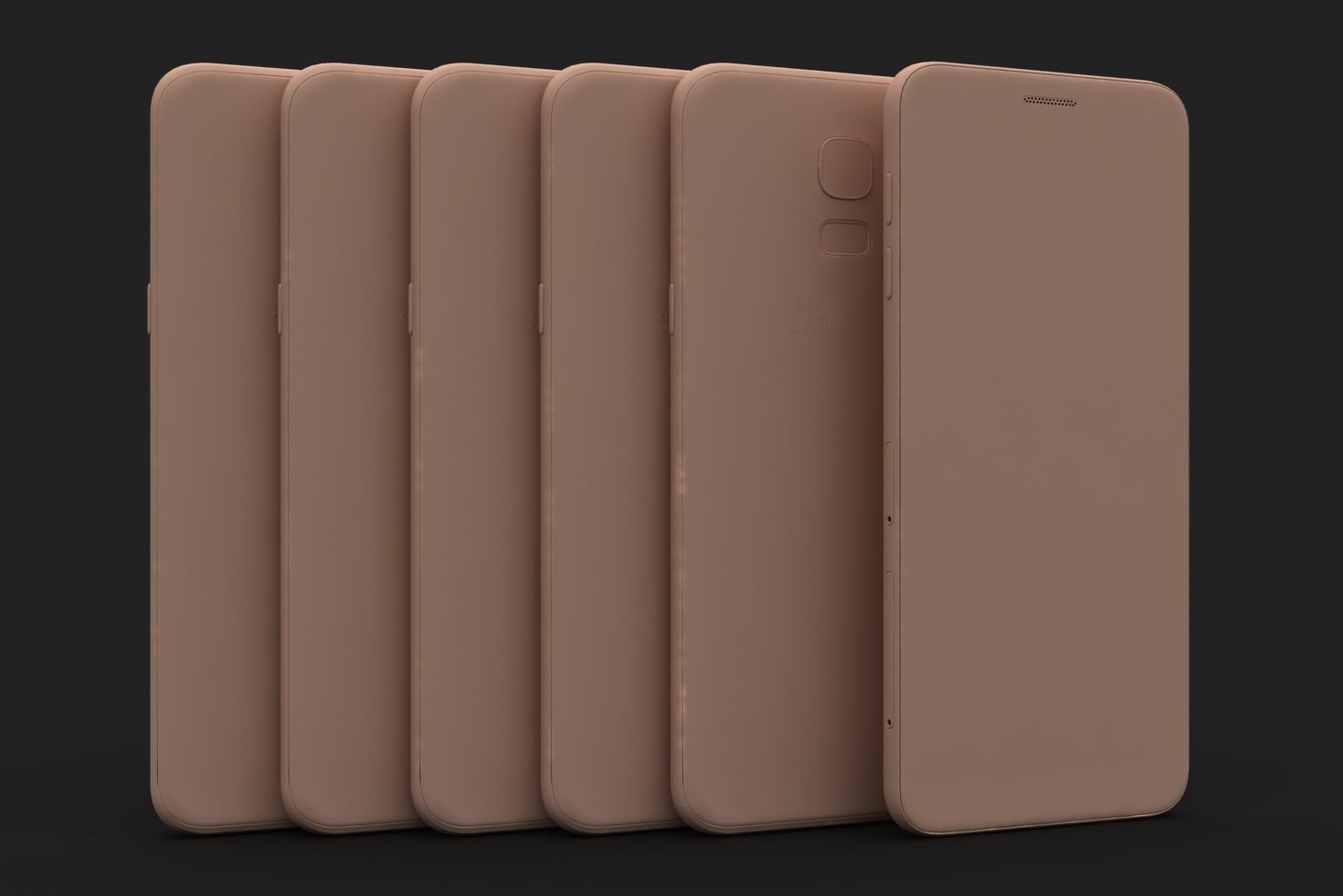 Samsung Galaxy J6 2018 All Color Low-poly 3D model_57