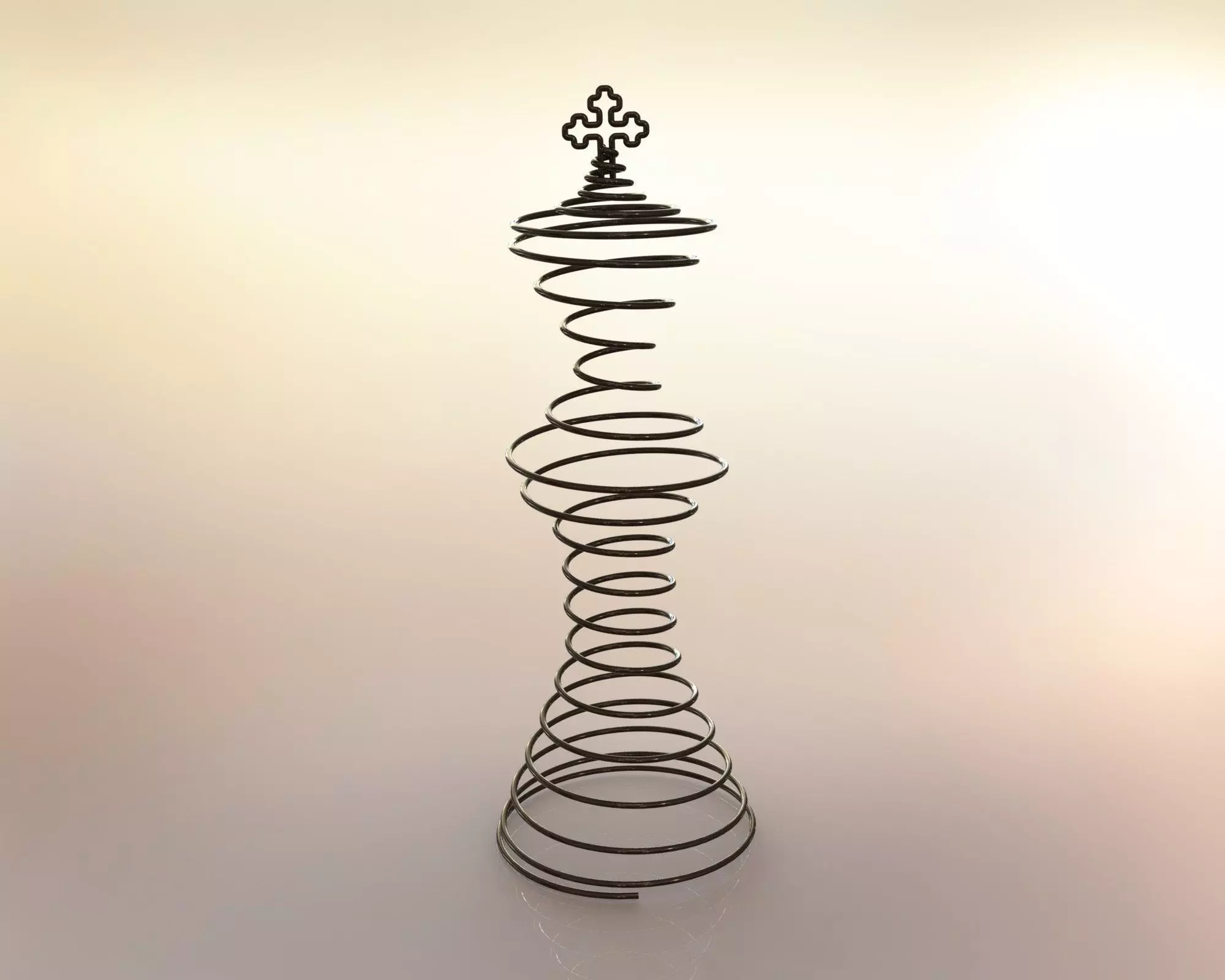 Spring KING Free 3D model_0