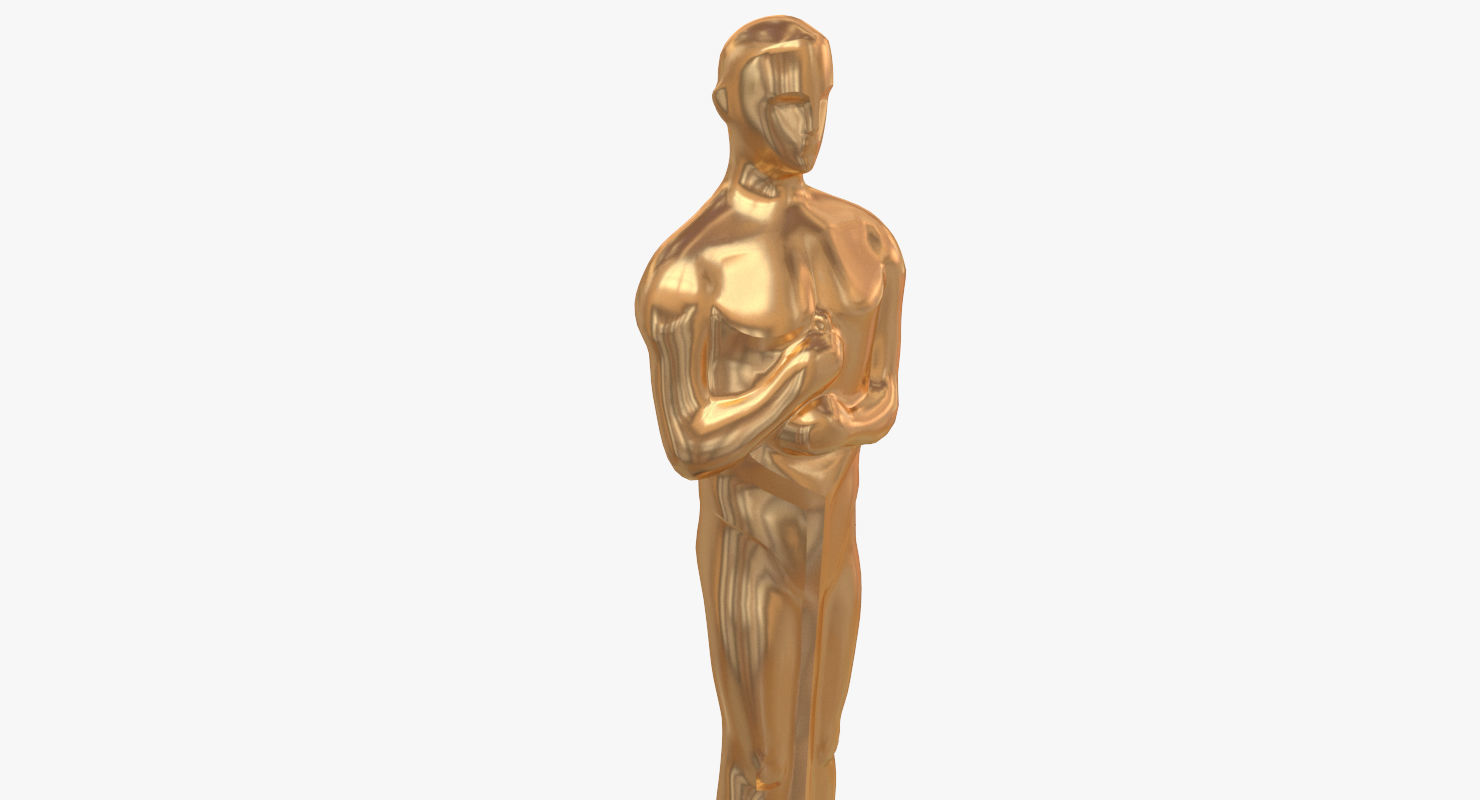 Academy Award Oscar Statue 3D model_12