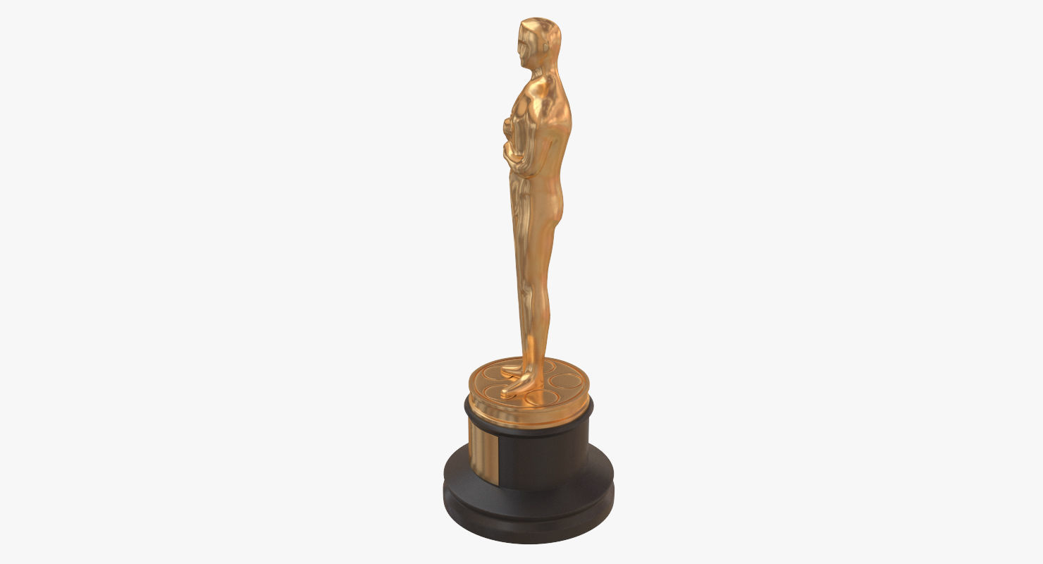 Academy Award Oscar Statue 3D model_10