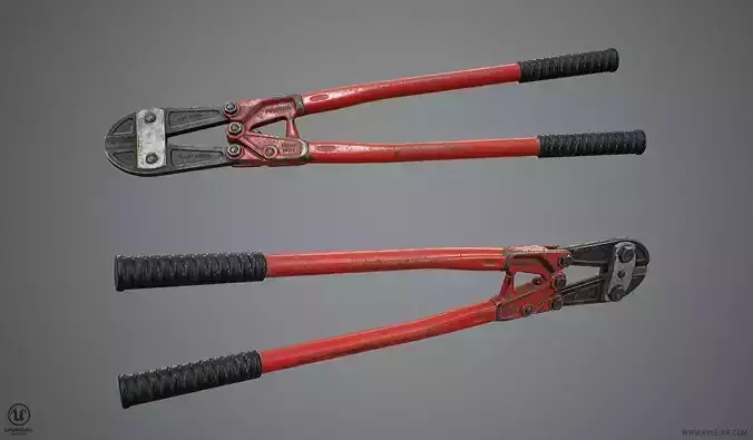 Bolt Cutters Low-poly 3D model