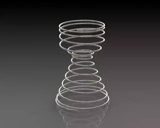 Spring tower Free 3D model