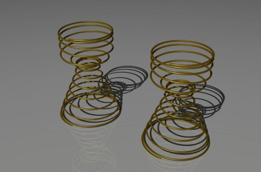 Spring tower Free 3D model_6