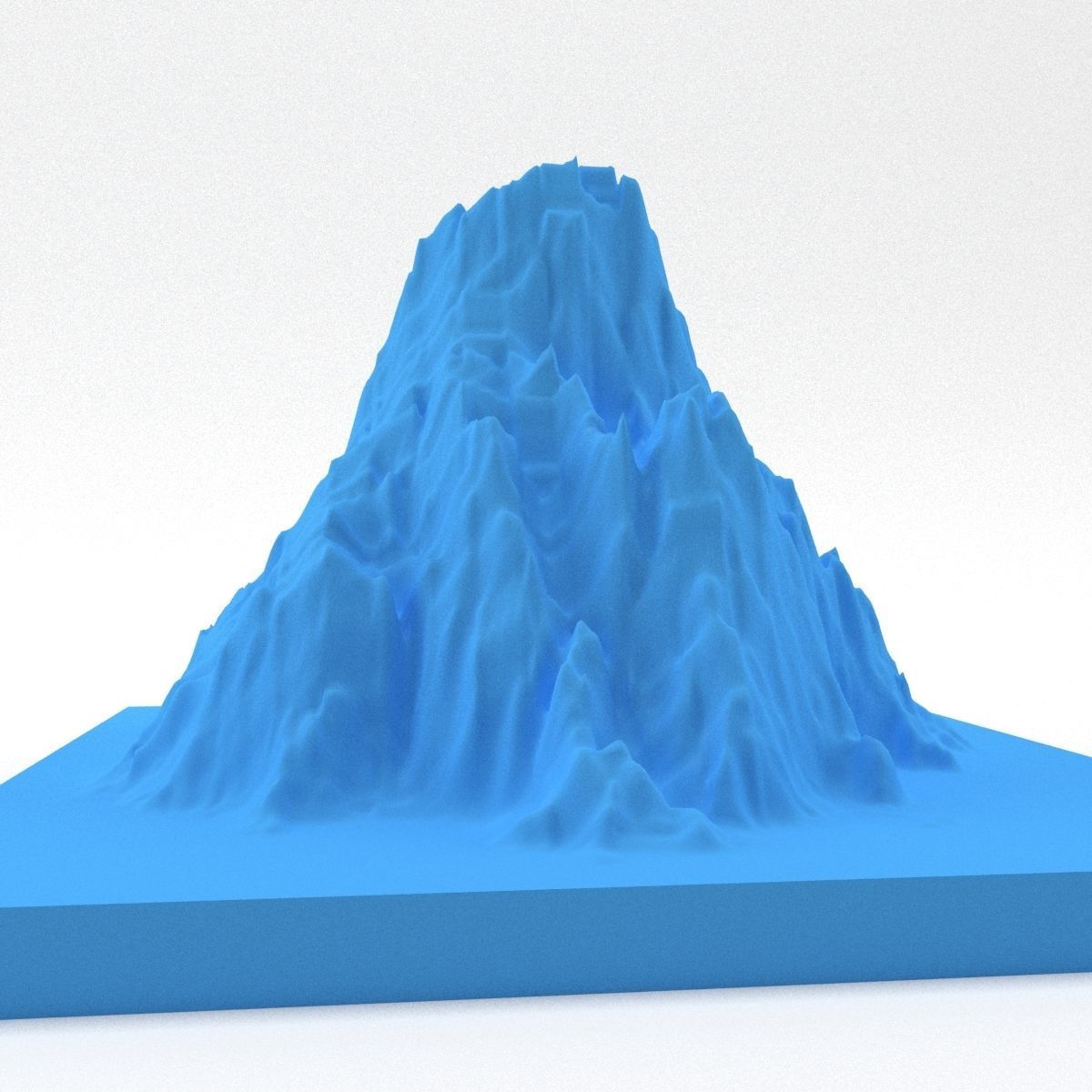 Mountain 3D print model_2