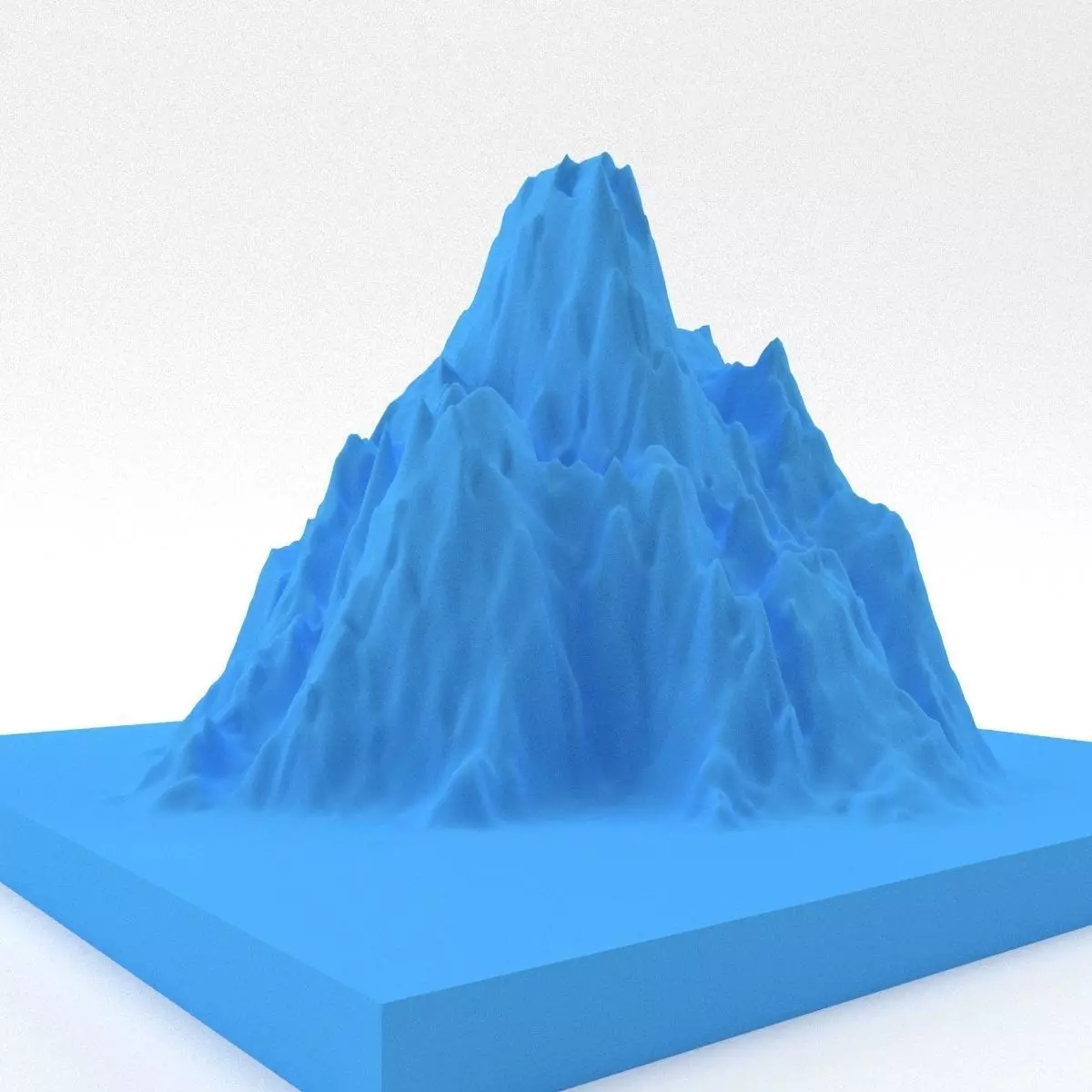 Mountain 3D print model_0