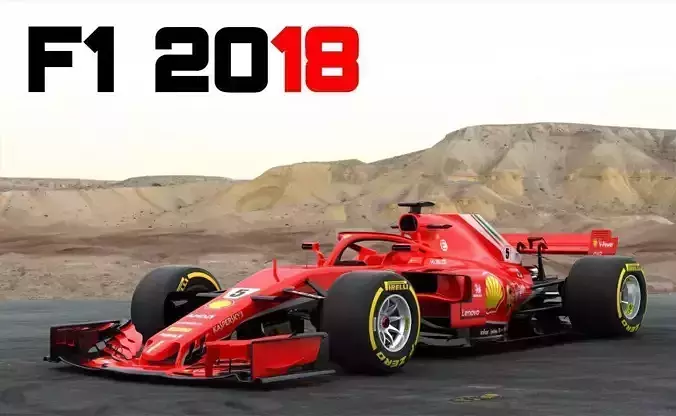 F1 Ferrari SF71H 2018