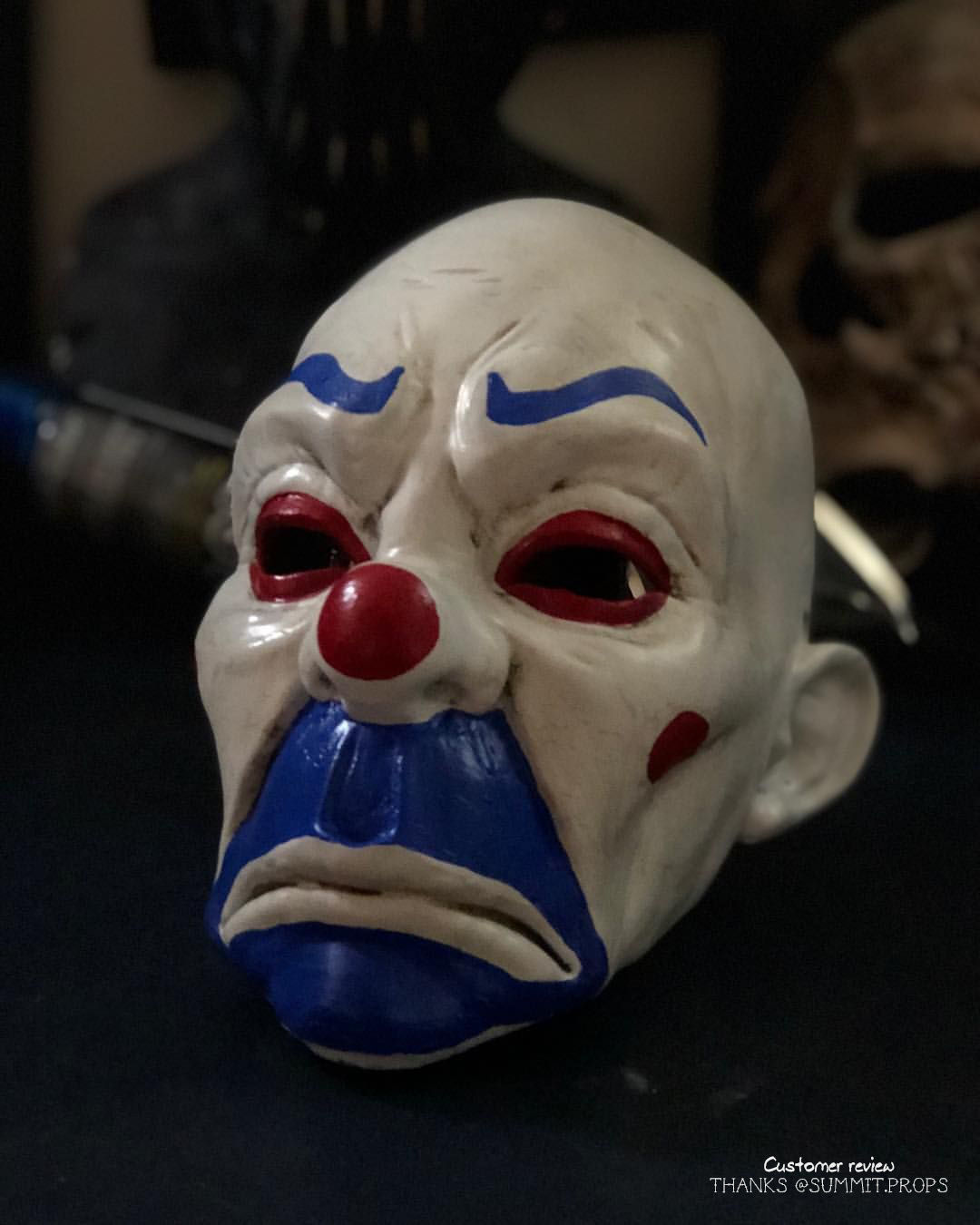 Henchmen Clown Mask Dark Knight Cosplay Halloween Helmet  3D print model_15