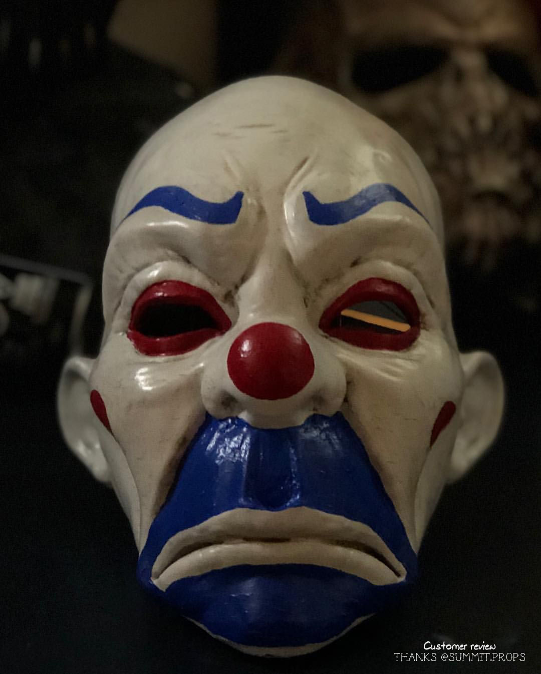 Henchmen Clown Mask Dark Knight Cosplay Halloween Helmet  3D print model_14