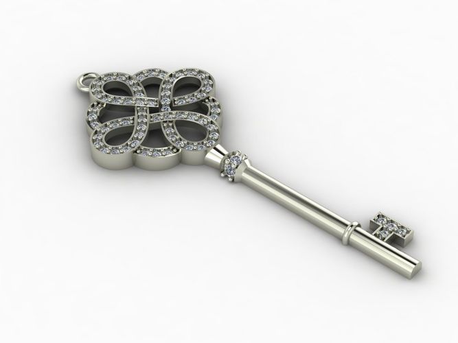 Tiffany key 3D print model