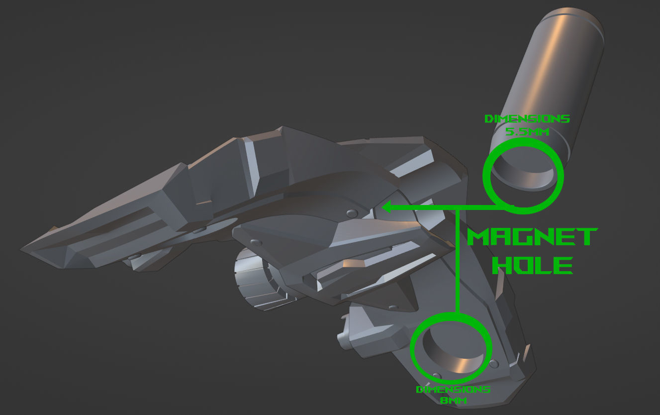 Spiderman Webshooter ps4 2022 3D print model_4