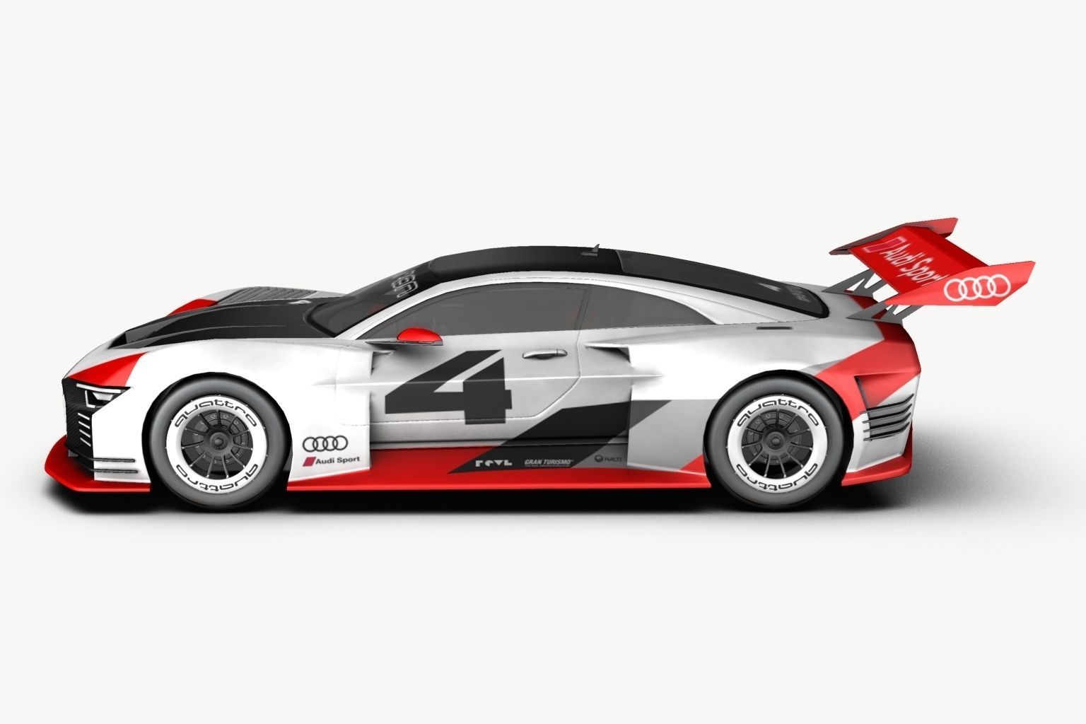 2018 Audi e-tron Vision GT 3D model_2
