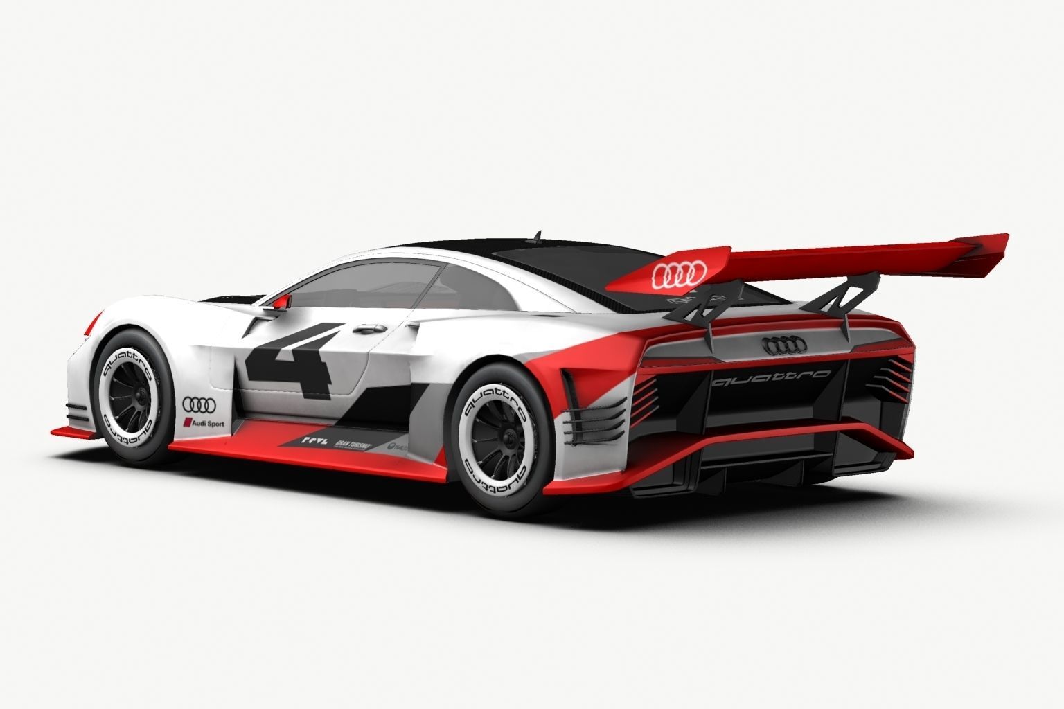 2018 Audi e-tron Vision GT 3D model_3