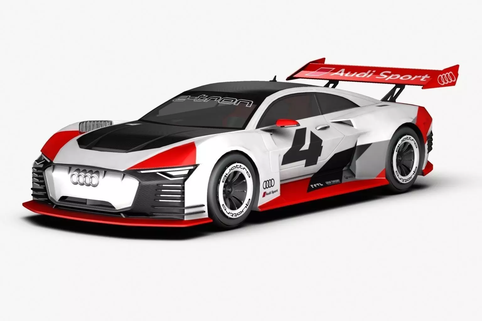 2018 Audi e-tron Vision GT 3D model_0