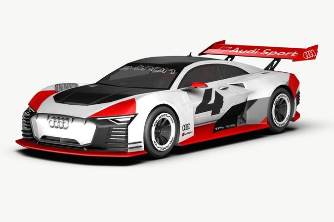 2018 Audi e-tron Vision GT 3D model