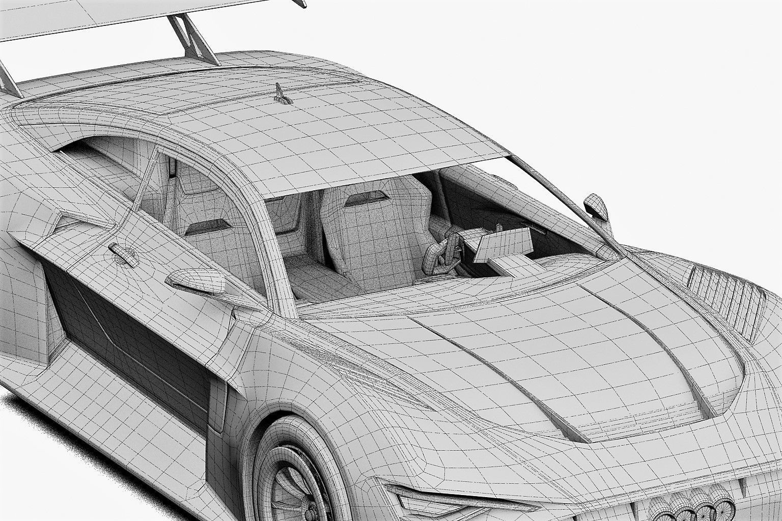 2018 Audi e-tron Vision GT 3D model_13