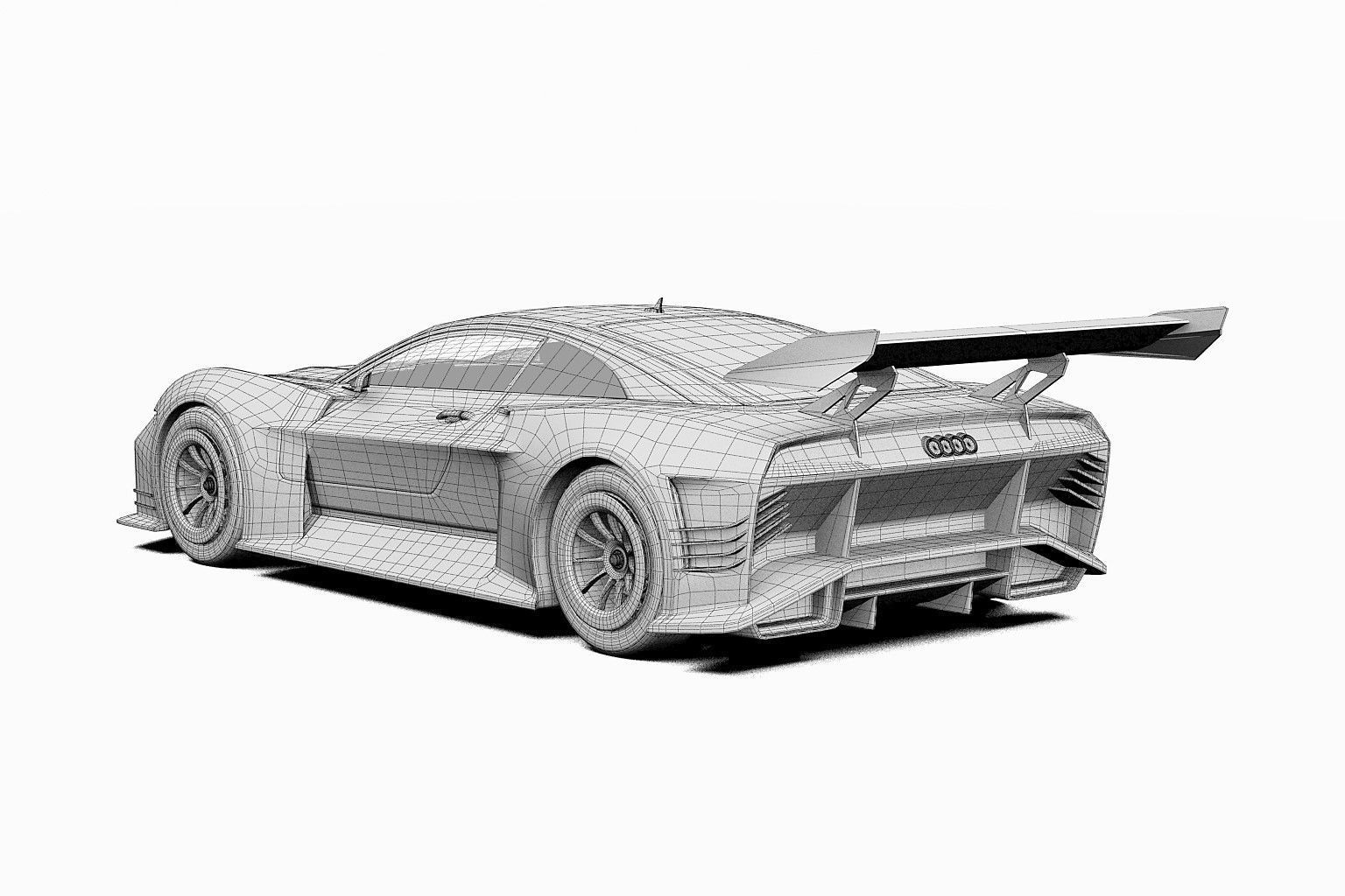 2018 Audi e-tron Vision GT 3D model_11