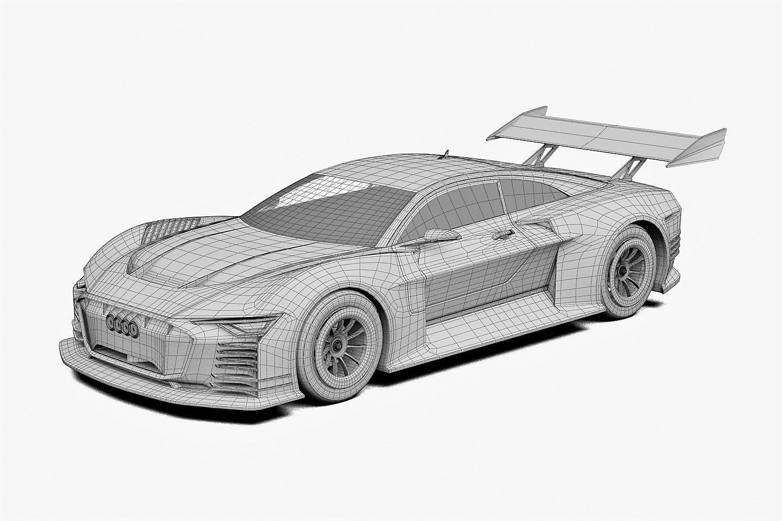 2018 Audi e-tron Vision GT 3D model_10