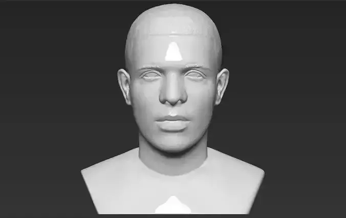 Drake bust 3D printing ready stl obj formats 3D print model