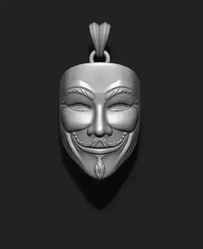 Vendetta anonymous pendant
