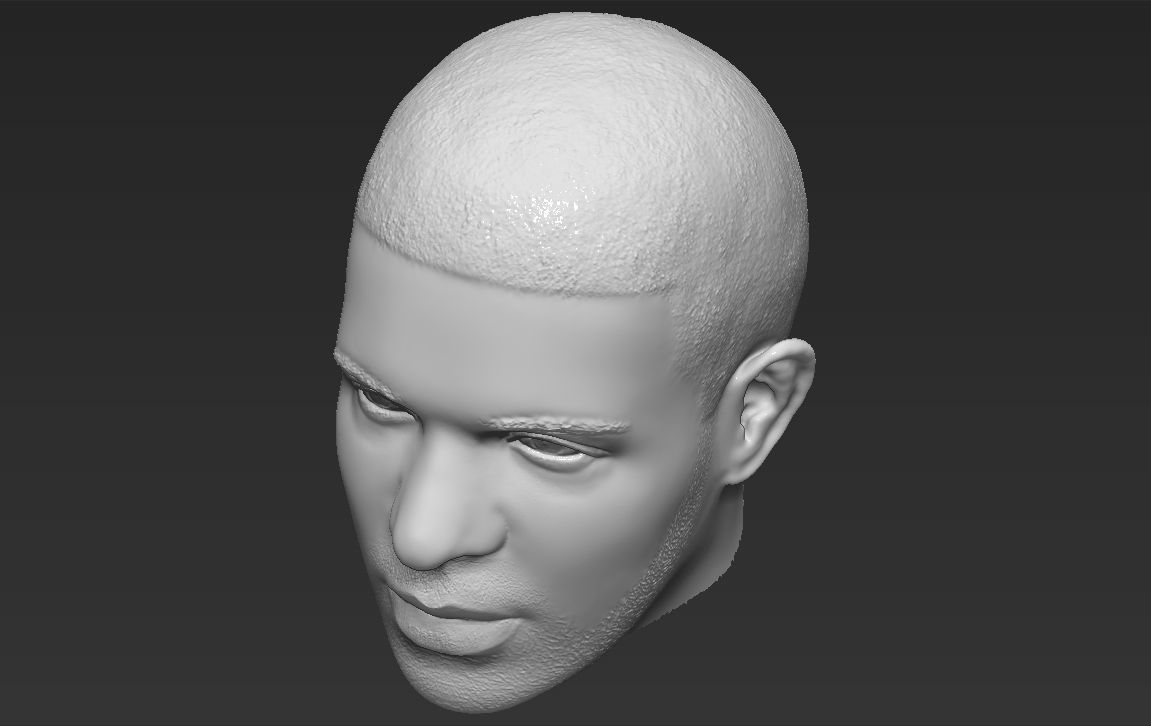 Drake nba head 3D model_44
