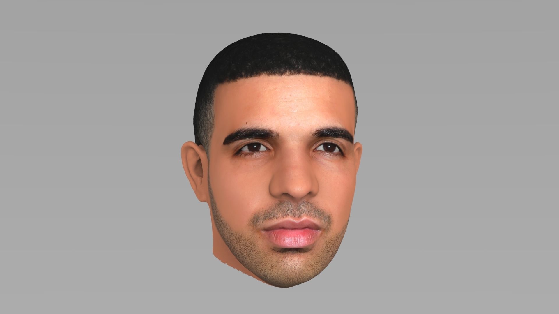 Drake nba head 3D model_2