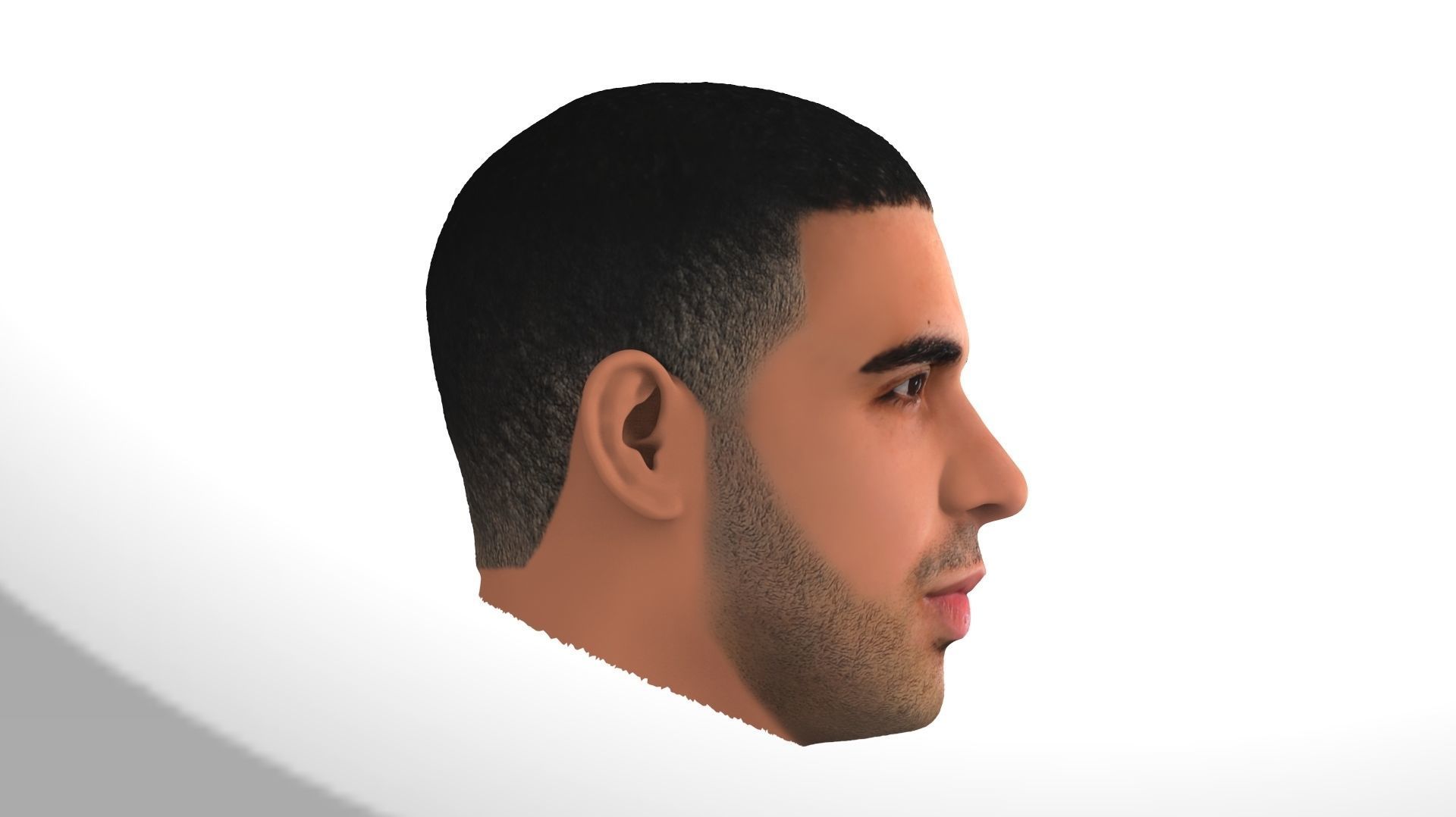 Drake nba head 3D model_4