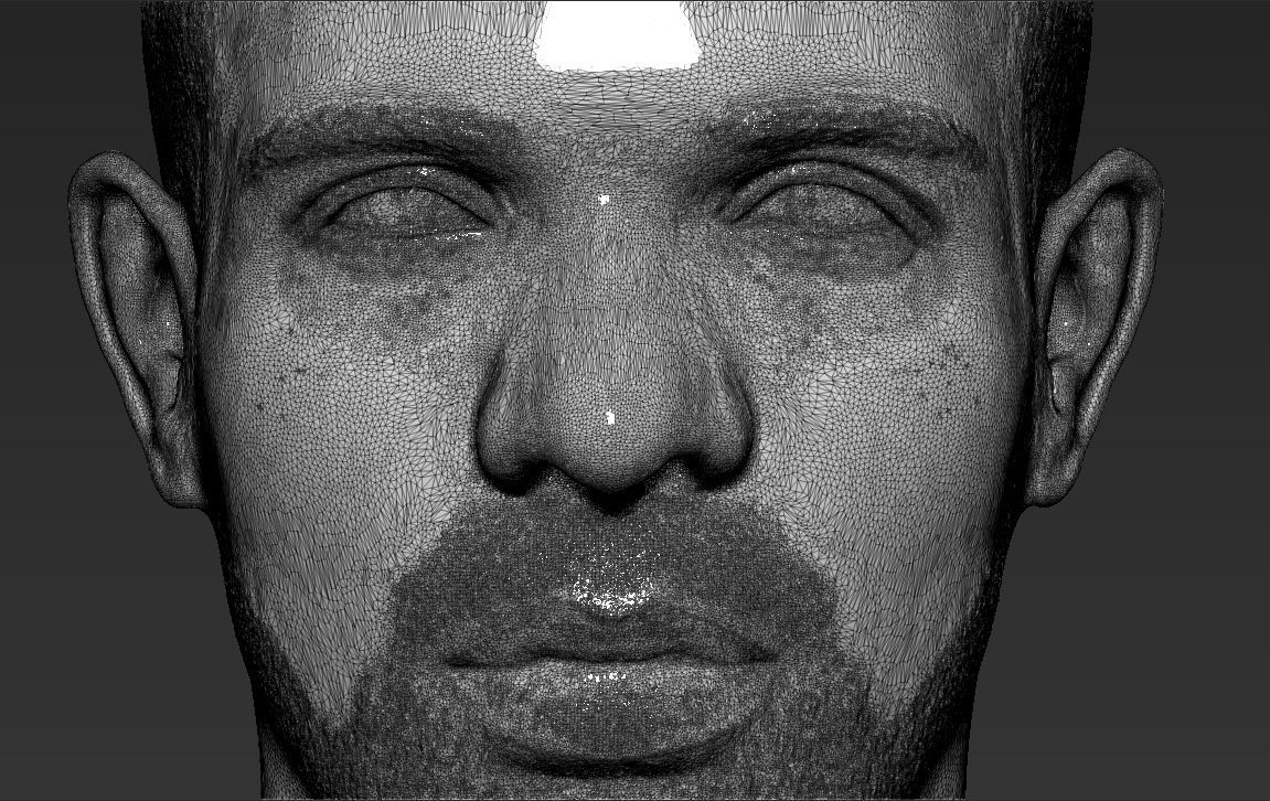 Drake nba head 3D model_48