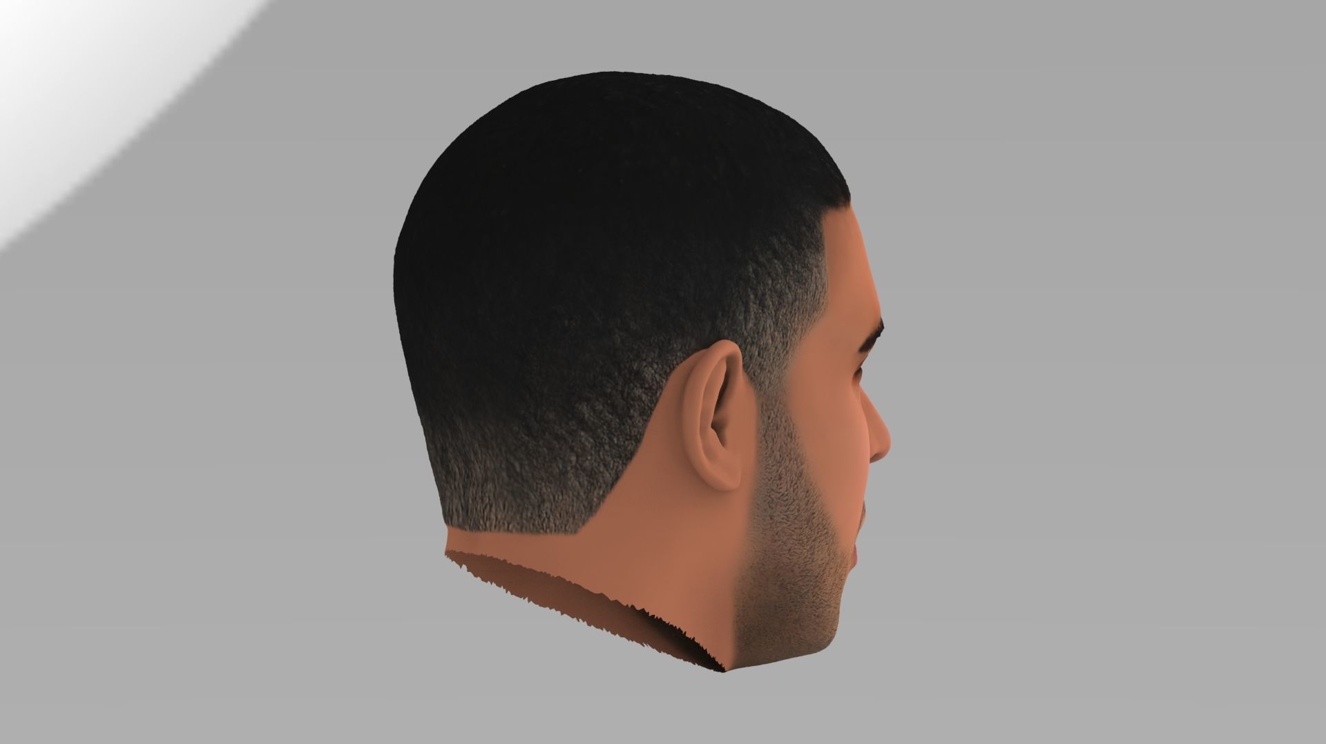 Drake nba head 3D model_7