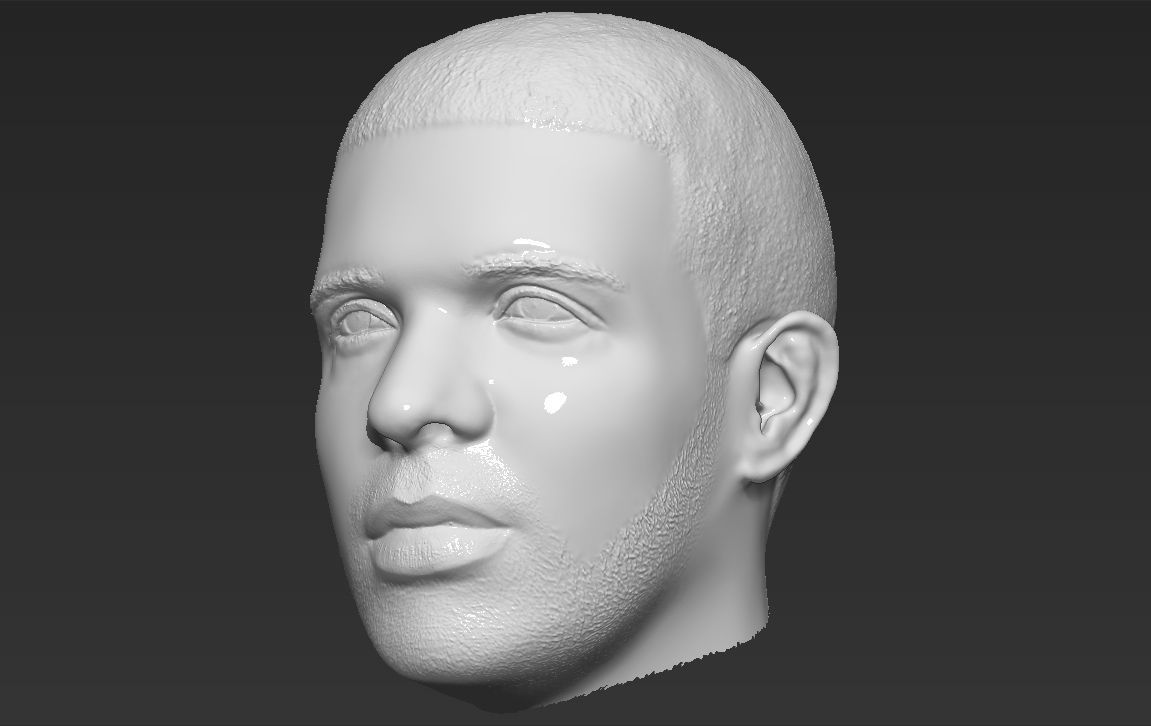 Drake nba head 3D model_45