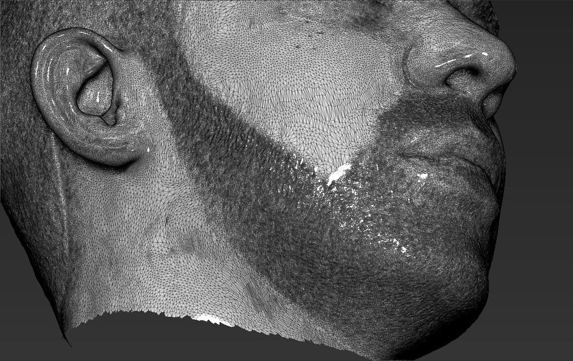 Drake nba head 3D model_50