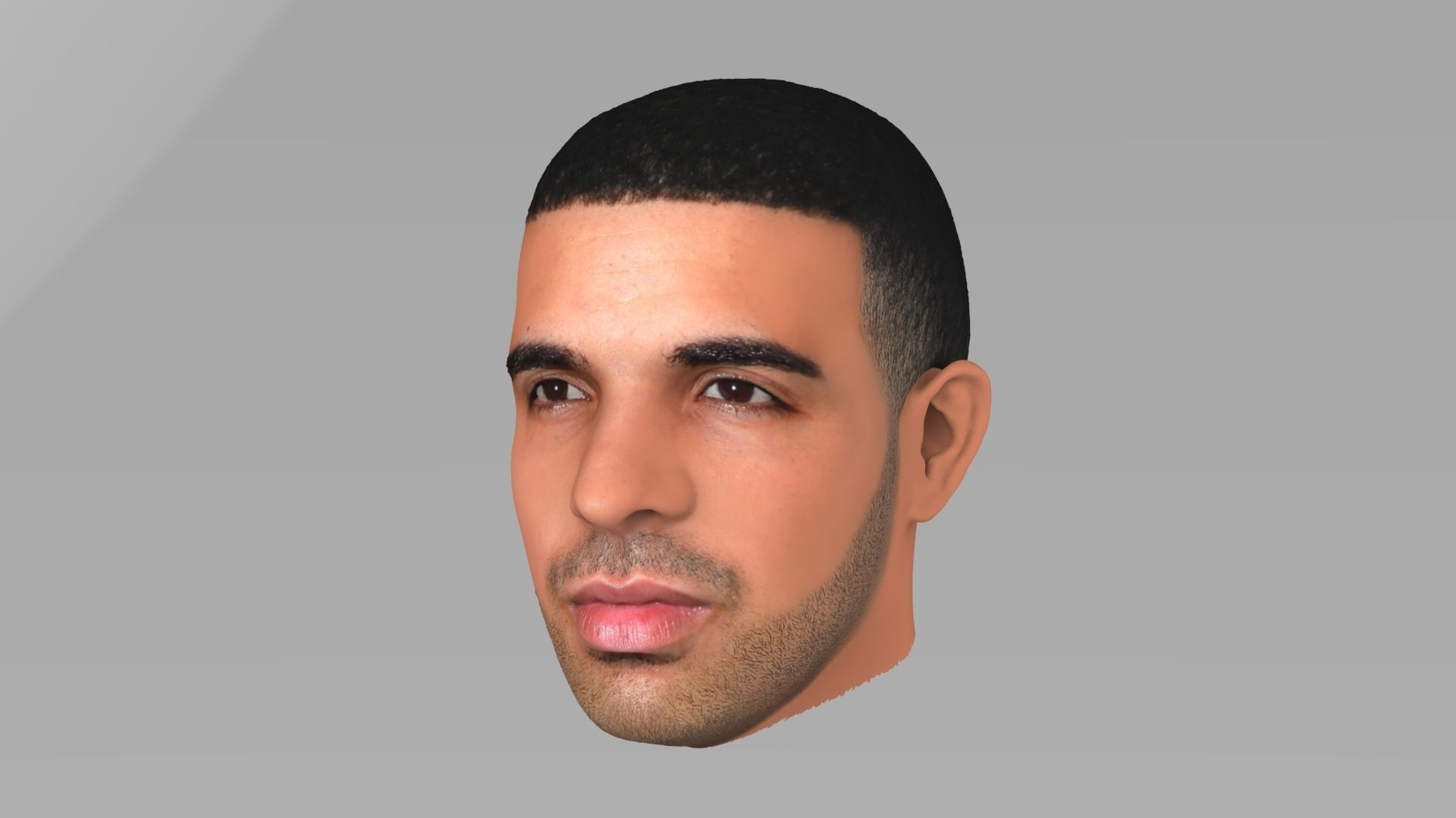 Drake nba head 3D model_8